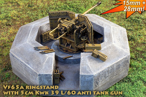 Vf65a ringstand with 5cm Kwk 39 L/60 anti tank gun
