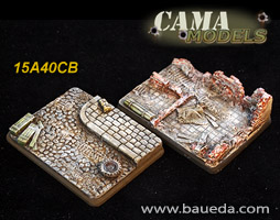 15A40CB - 2 different large vehicle scenic bases (urban)
