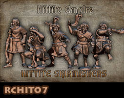 15mm Hittite skirmishers