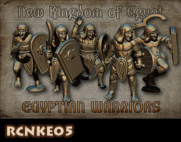 15mm New-Kingdom Egyptian warriors
