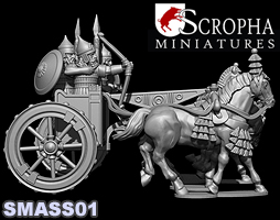 SMASS01 - 15mm Assyrian heavy chariot