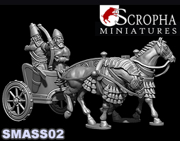 SMASS02 - 15mm Assyrian light chariot